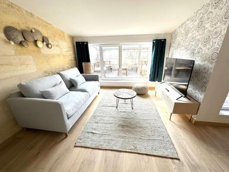 5- Hypercentre - 4Pers - Clim - Terrasse - Netflix Apartment Libourne Luaran gambar